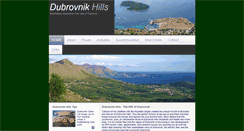 Desktop Screenshot of dubrovnikhills.com