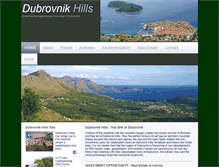 Tablet Screenshot of dubrovnikhills.com